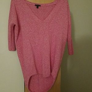 Express low v neck sweater